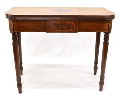 Lot 312 - Fold-over tea table