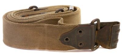 Lot 477 - Scarce No-Buki sling for a US Thompson submachine gun.
