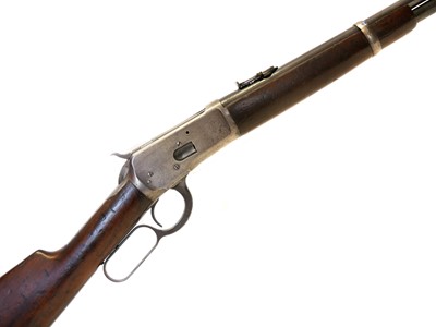Lot 169 - Winchester 1892 .44-40 / .44WCF lever action saddle ring carbine LICENCE REQUIRED