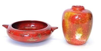 Lot 69 - Two pieces of Royal Doulton Flambe
