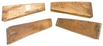 Lot 259 - Four Walnut shotgun stock blanks