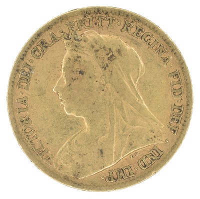 Lot 32 - Queen Victoria, Half-Sovereign, 1900.