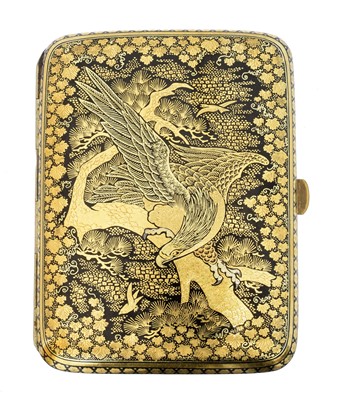 Lot 110 - A Japanese cigarette case by Komai