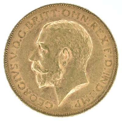 Lot 44 - King George V, Sovereign, 1911.