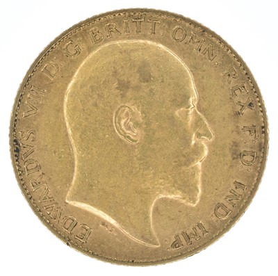 Lot 51 - King Edward VII, Half-Sovereign, 1910.