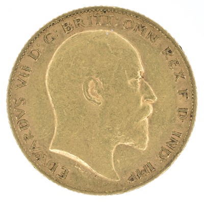 Lot 46 - King Edward VII, Half-Sovereign, 1903.