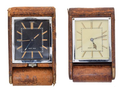 Lot 175 - Two Jaeger-LeCoultre travel clocks