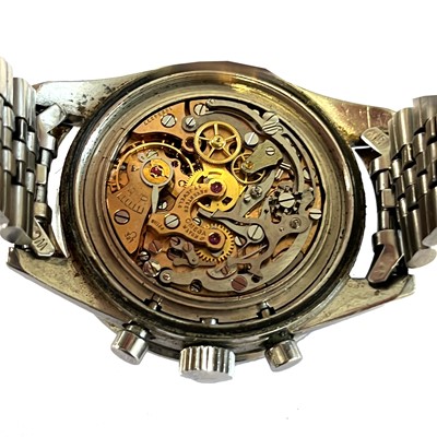 Lot 177 - A rare 1960s Omega Speedmaster wristwatch, circa 1962-4