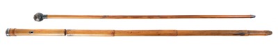 Lot 321 - Walpole sword stick and Royal Fusiliers swagger stick (2).