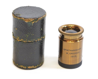 Lot 192 - Spinthariscope by W. Crookes, 1903