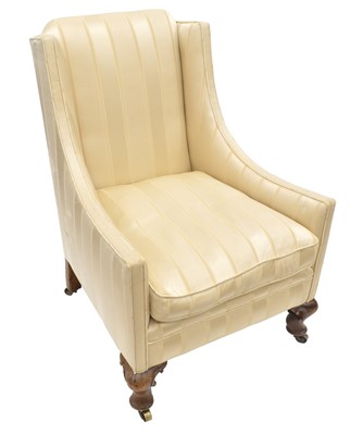 Lot 311 - Wingback armchair