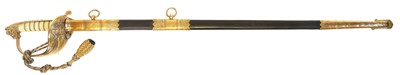 Lot 320 - Royal Navy sword and scabbard
