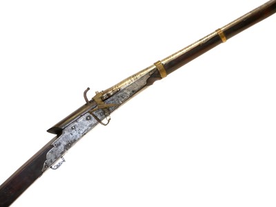Lot 15 - Indian matchlock musket