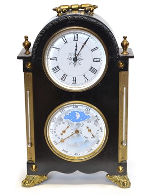 Lot 195 - 19th Century French ebonised mantel clock