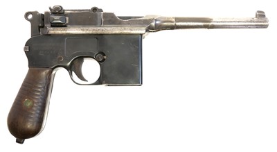 Lot 33 - Deactivated Mauser 7.63 Schnellfeuer machine pistol.