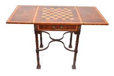 Lot 259 - Mahogany games table