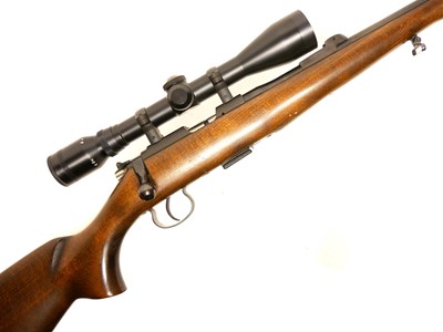 Lot 125 - CZ 452-2E ZKM .22lr bolt action rifle with moderator LICENCE REQUIRED