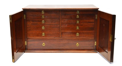 Lot 219 - Victorian collectors cabinet