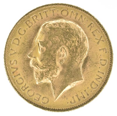 Lot 61 - King George V, Sovereign, 1914.
