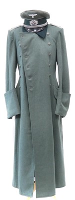 Lot 375 - German Third Reich WWII Cap and Great Coat