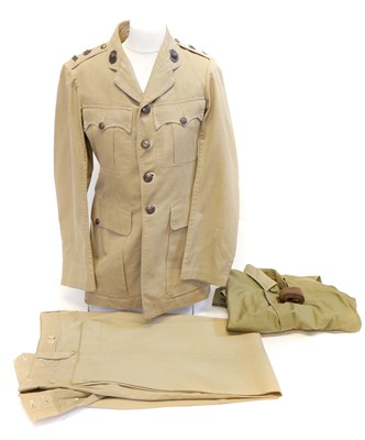 Lot 378 - Royal Marine lightweight tropical kit with shirt and collar