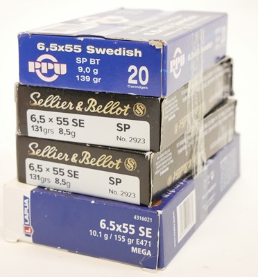 Lot 283 - 80 rounds 6.5x55 Swedish ammunition