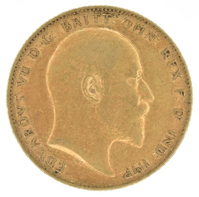 Lot 38 - King Edward VII, Sovereign, 1904.