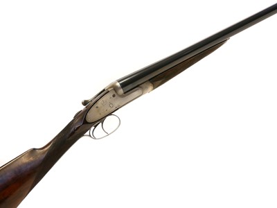 Lot 268 - Charles Lancaster 12 bore side by side shotgun LICENCE REQUIRED