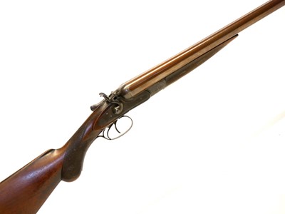 Lot 171 - 10 bore side by side hammer gun LICENCE REQUIRED