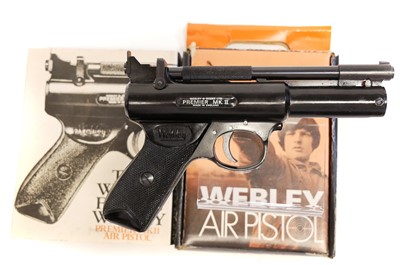 Lot 72 - Boxed Webley Premier MkII .22 air pistol
