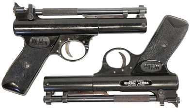 Lot 74 - Two Webley Premier air pistols
