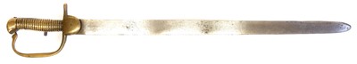 Lot 272 - Baker rifle sword bayonet