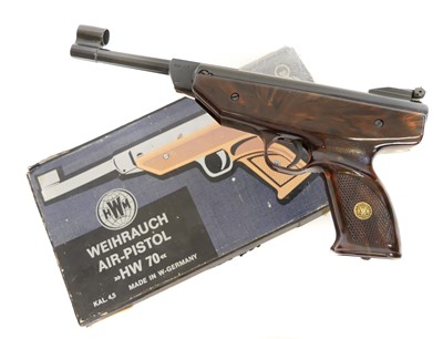 Lot 53 - Boxed Weihrauch HW70 .177 air pistol