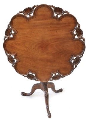 Lot 258 - Late 20th century snap top table