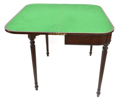Lot 394 - Early 19th card table