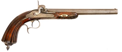 Lot 6 - French percussion target pistol