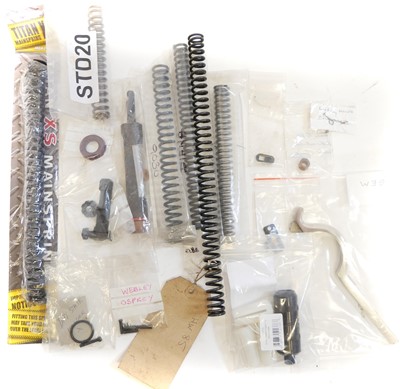 Lot 240 - Box of air rifle spares and springs