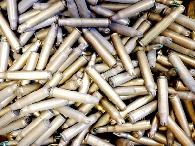 Lot 271 - Three hundred and thirty seven 7.62 blank rounds