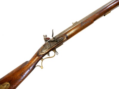 Lot 138 - Flintlock Indian 20th century 'Baker Rifle' reproduction .625 smooth bored shotgun