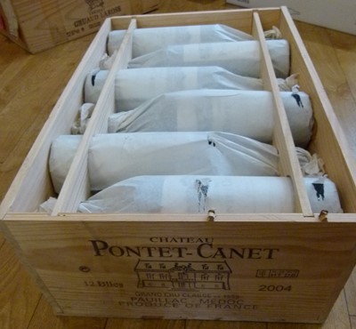Lot 6 - 12 Bottles Chateau Pontet Canet Grand Cru Classe Pauillac 2004