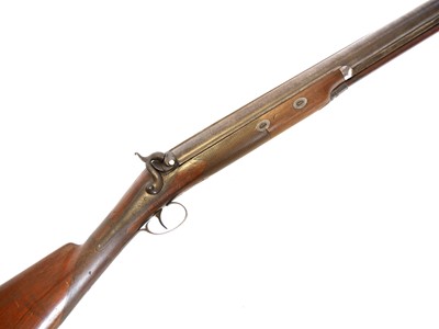 Lot 27 - Percussion 6 bore wild fowling gun by Sampson