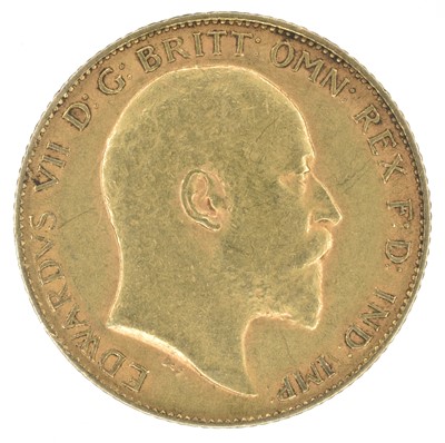 Lot 35 - King Edward VII, Half-Sovereign, 1907.