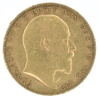 Lot 36 - King Edward VII, Half-Sovereign, 1904.