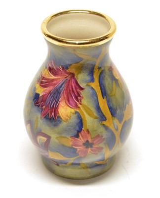 Lot 56 - Moorcroft Enamel vase decorated in Spanish pattern