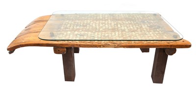 Lot 117 - Converted Threshing coffee table