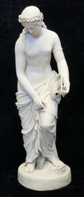 Lot 138 - Large Copeland Parian figure of a maiden