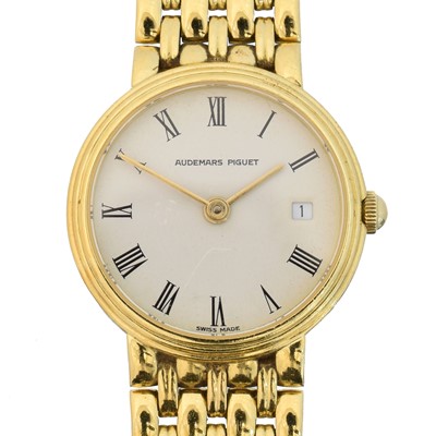 Lot 175 - An 18ct gold Audemars Piguet quartz wristwatch