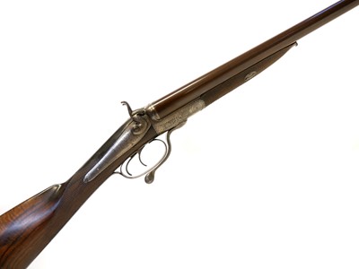 Lot 185 - Venables and Son 12 bore side by side hammer gun with 2 3/4" chambers LICENCE REQUIRED