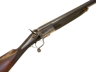 Lot 34 - E.M. Reilly 8 bore nitro proofed single barrel shotgun.