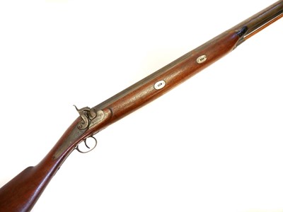 Lot 33 - Percussion 4 bore wild fowling gun